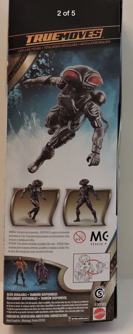 BLACK MANTA  - DC Mattel (Aquaman) action figure collectible [Barcode 887961690132] - Main Image 4