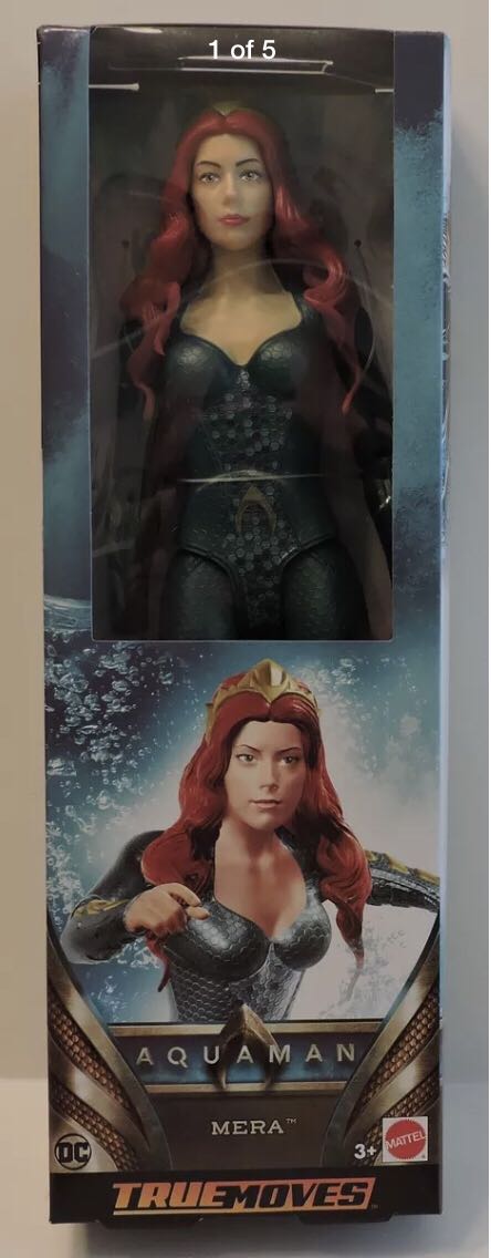 Aquman Movie 12 inch Mera True-Moves - DC Mattel (Aquaman Movie) action figure collectible [Barcode 887961690118] - Main Image 2