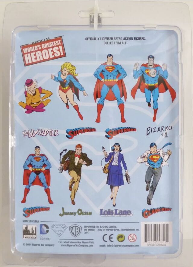 Superman - Figures Toy Company (Superfriends/Legion of Doom) action figure collectible [Barcode 728028298291] - Main Image 2