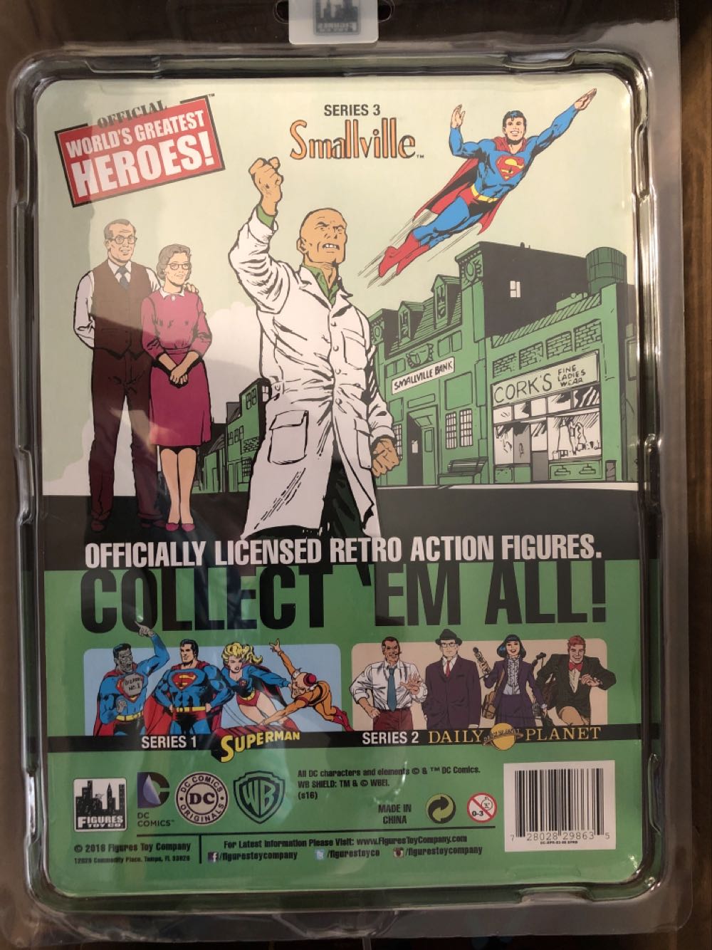 Superboy - Superman Retro 8 Inch Action Figures Series 3 - Figures Toy Company (Official World’s Greatest Heroes!) action figure collectible [Barcode 728028298635] - Main Image 2