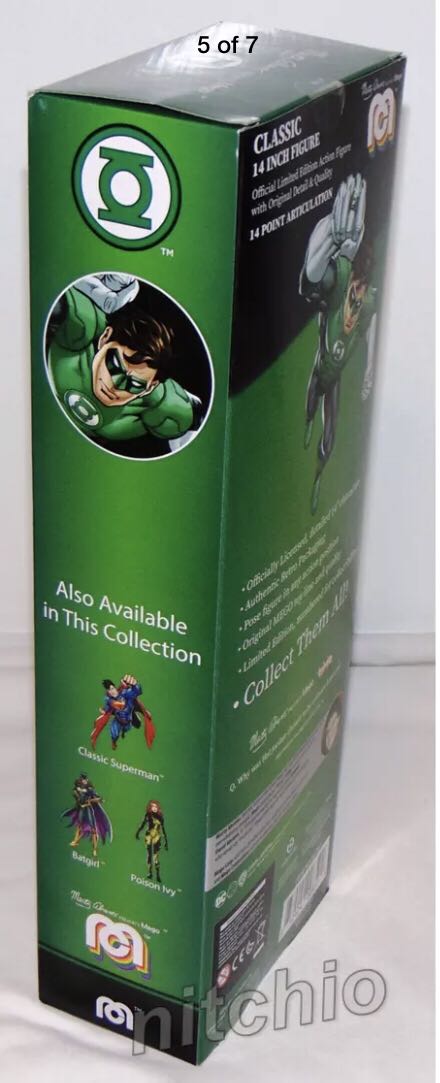 Green Lantern Mego - Mego (Green Lantern) action figure collectible [Barcode 852404008522] - Main Image 3
