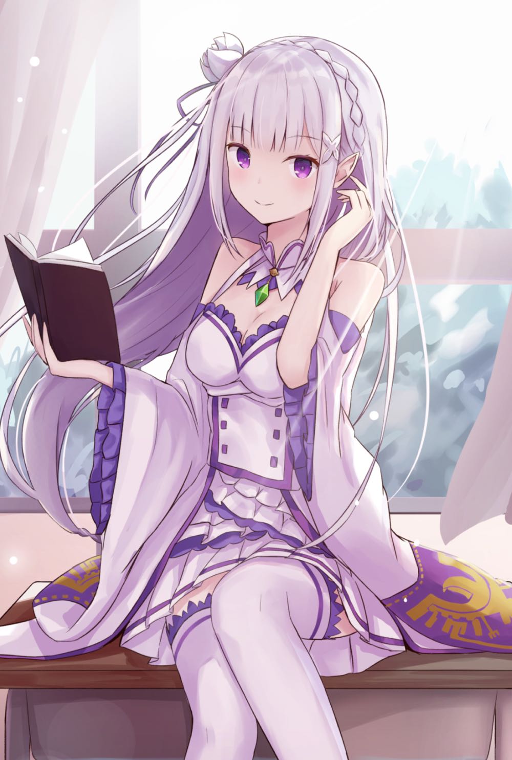 re.zero (Emilia)  action figure collectible - Main Image 4