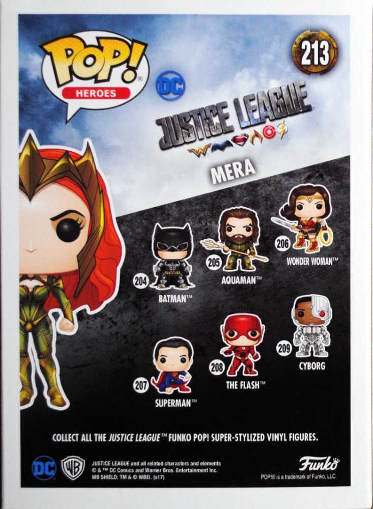 Funko Pop! Movies: Justice League Movie Mera - Funko (Justice League Movie) action figure collectible [Barcode 0889698137072] - Main Image 2