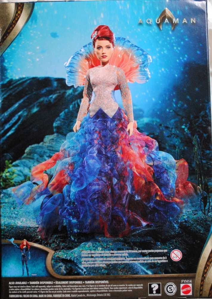 Aquaman Movie 12 inch Mera Royal Gown - DC Mattel (Aquaman Movie) action figure collectible [Barcode 0887961705058] - Main Image 2