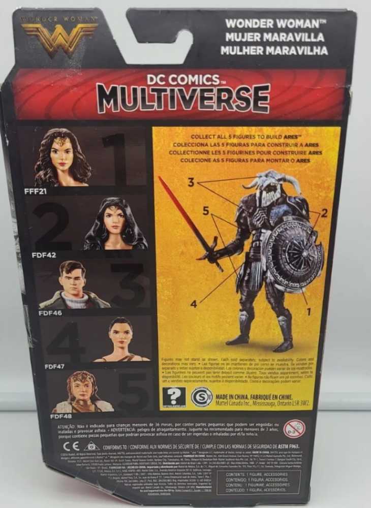 DC Comics Multiverse Wonder Woman Movie Wonder Woman - Mattel (Dc Comics Multiverse) action figure collectible [Barcode 0887961484014] - Main Image 2