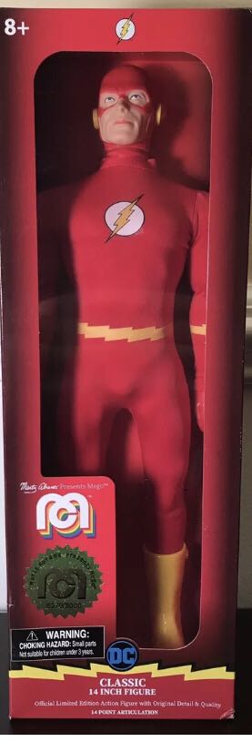 The Flash (Classic) - MEGO Corp. (World’s Greatest Mego Heroes!) action figure collectible [Barcode 852404008775] - Main Image 2