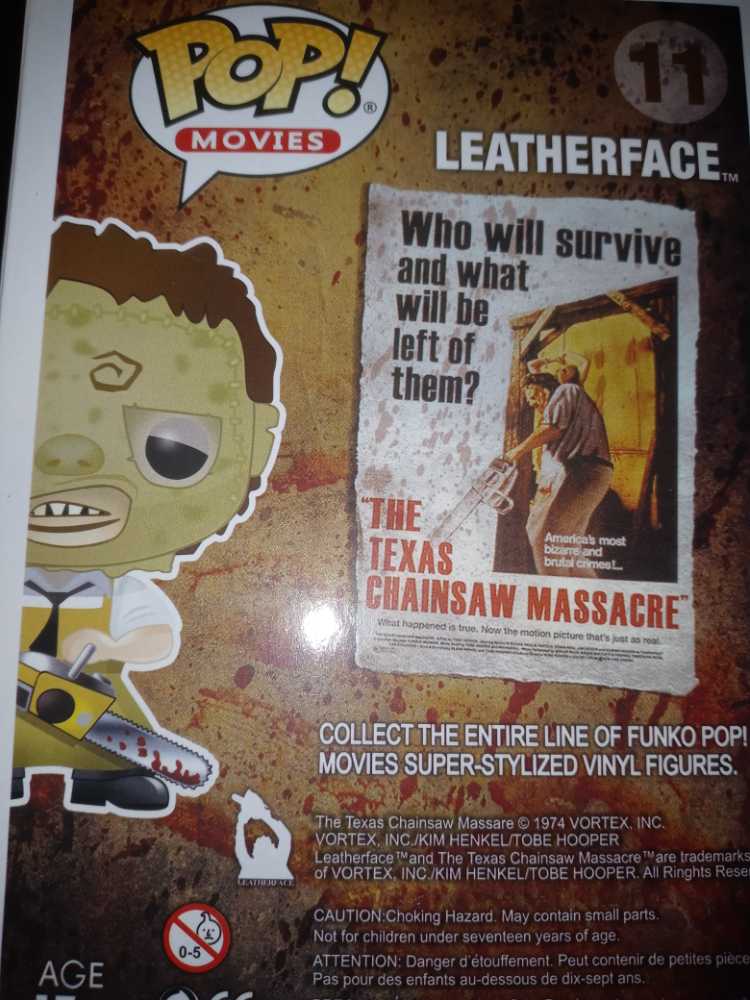 Leatherface - Funko (The Texas Chainsaw Massacre) action figure collectible [Barcode 830395027616] - Main Image 3
