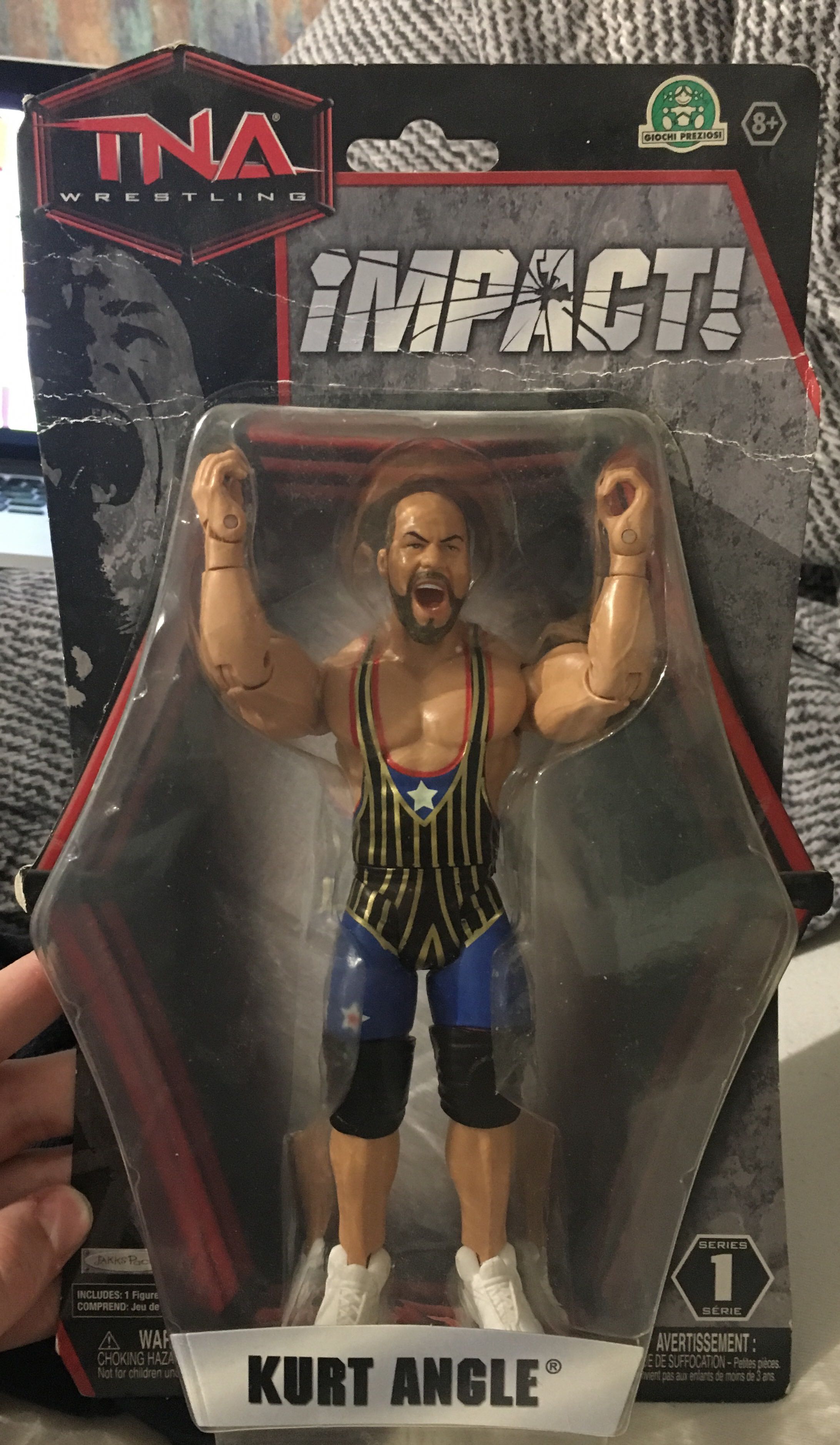 Kurt Angle - Jakks Pacific (Tna) action figure collectible [Barcode 8001444394580] - Main Image 1