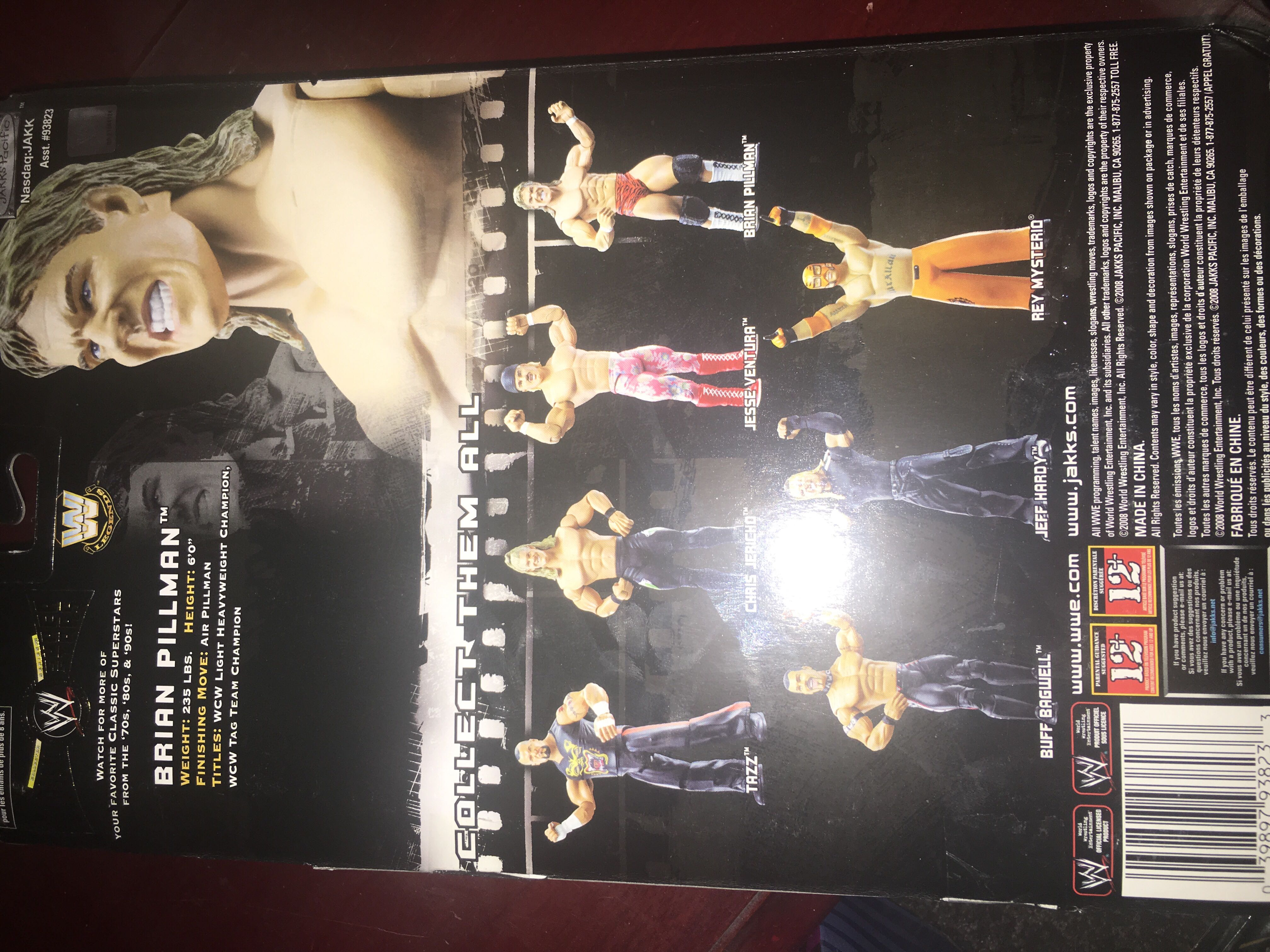 Jessie The Body Ventura - Jakks Pacific (WWE Classic Superstars) action figure collectible [Barcode 039897938233] - Main Image 2