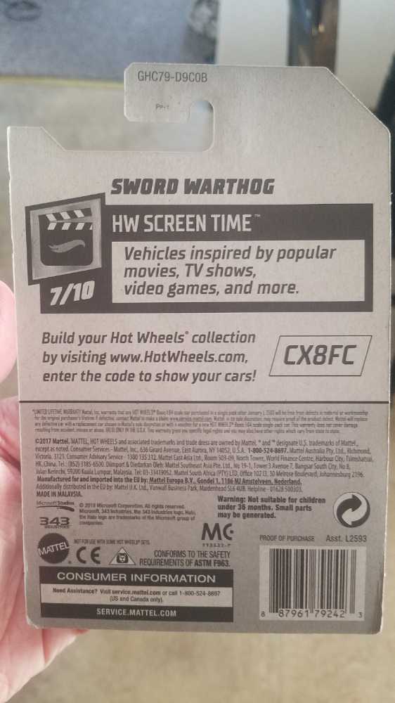 Hot Wheels - Halo - Sword Warthog Lot  action figure collectible - Main Image 3