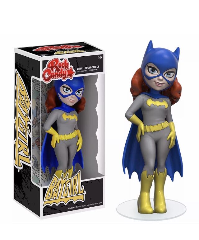 Batgirl - Funko Rock Candy: Classic Batgirl Action Figure - Funko (Rock Candy) action figure collectible [Barcode 849803080471] - Main Image 1