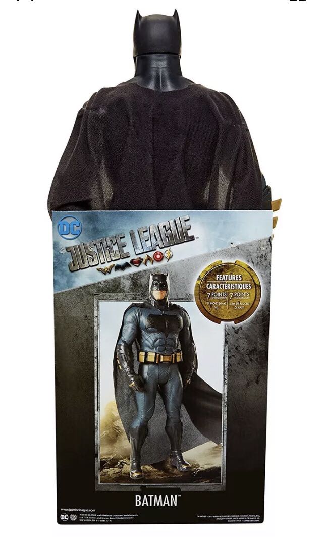 BF Batman - DC Theatrical BIG-FIGS Justice League 20” Batman Action Figure - Big-Figs (Justice League Figz) action figure collectible [Barcode 039897445373] - Main Image 2