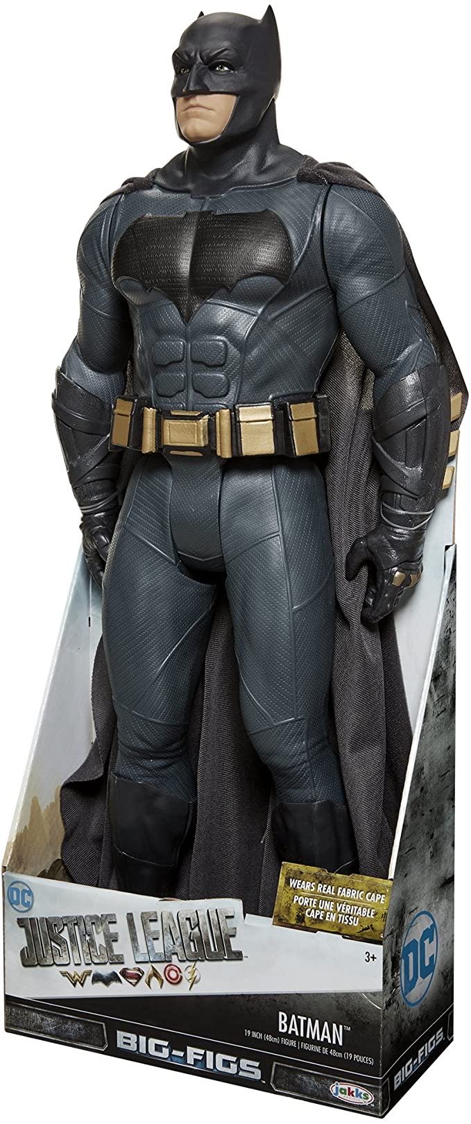 BF Batman - DC Theatrical BIG-FIGS Justice League 20” Batman Action Figure - Big-Figs (Justice League Figz) action figure collectible [Barcode 039897445373] - Main Image 3