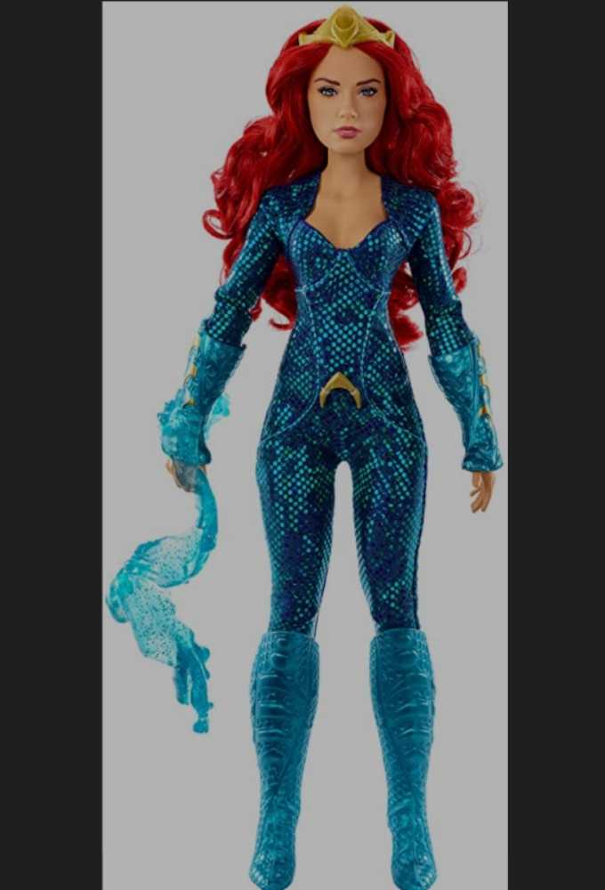 Aquaman Movie 12 inch Mera Water Blast Action - DC Mattel (Aquaman Movie) action figure collectible [Barcode 887961702866] - Main Image 3