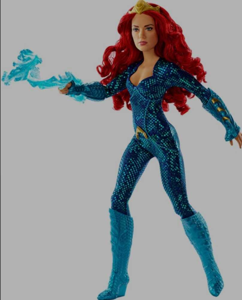 Aquaman Movie 12 inch Mera Water Blast Action - DC Mattel (Aquaman Movie) action figure collectible [Barcode 887961702866] - Main Image 4