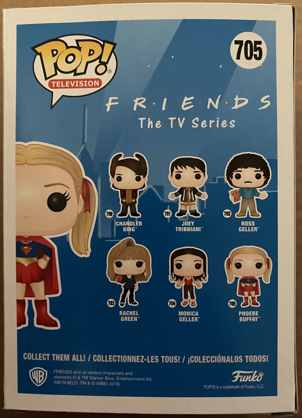 Pop! Television (Friends): #705 Phoebe Buffay - Funko (Friends: The TV Series) action figure collectible [Barcode 889698327497] - Main Image 3