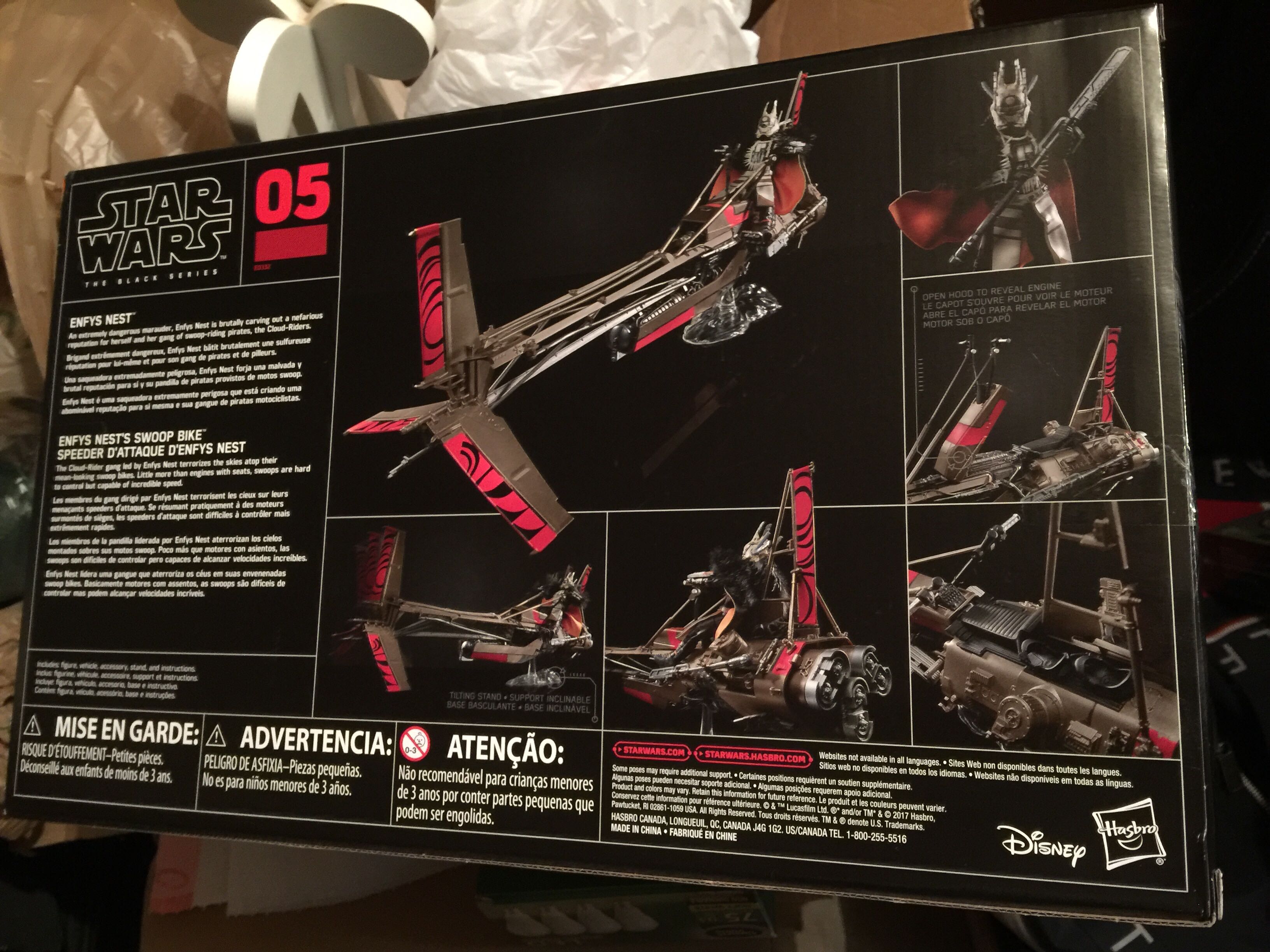 Enfys Nest with Swoop Bike (Solo: A Star Wars Story) - 05 - Hasbro (Star Wars) action figure collectible [Barcode 630509675760] - Main Image 2