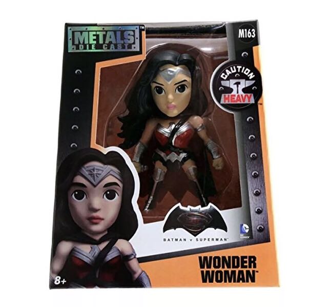 Wonder Woman 4” METALS Batman v Superman: Wonder Woman (M163) - Jada Toys (Batman V Superman) action figure collectible [Barcode 801310977187] - Main Image 2
