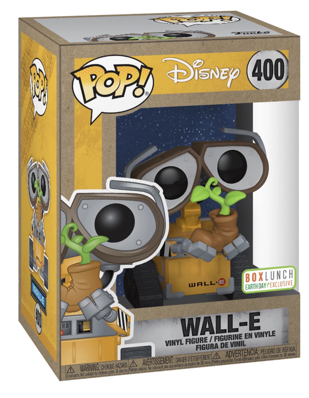 Wall-E (Disney) 400 Box Lunch Earth Day Exclusive  action figure collectible [Barcode 11310213] - Main Image 2
