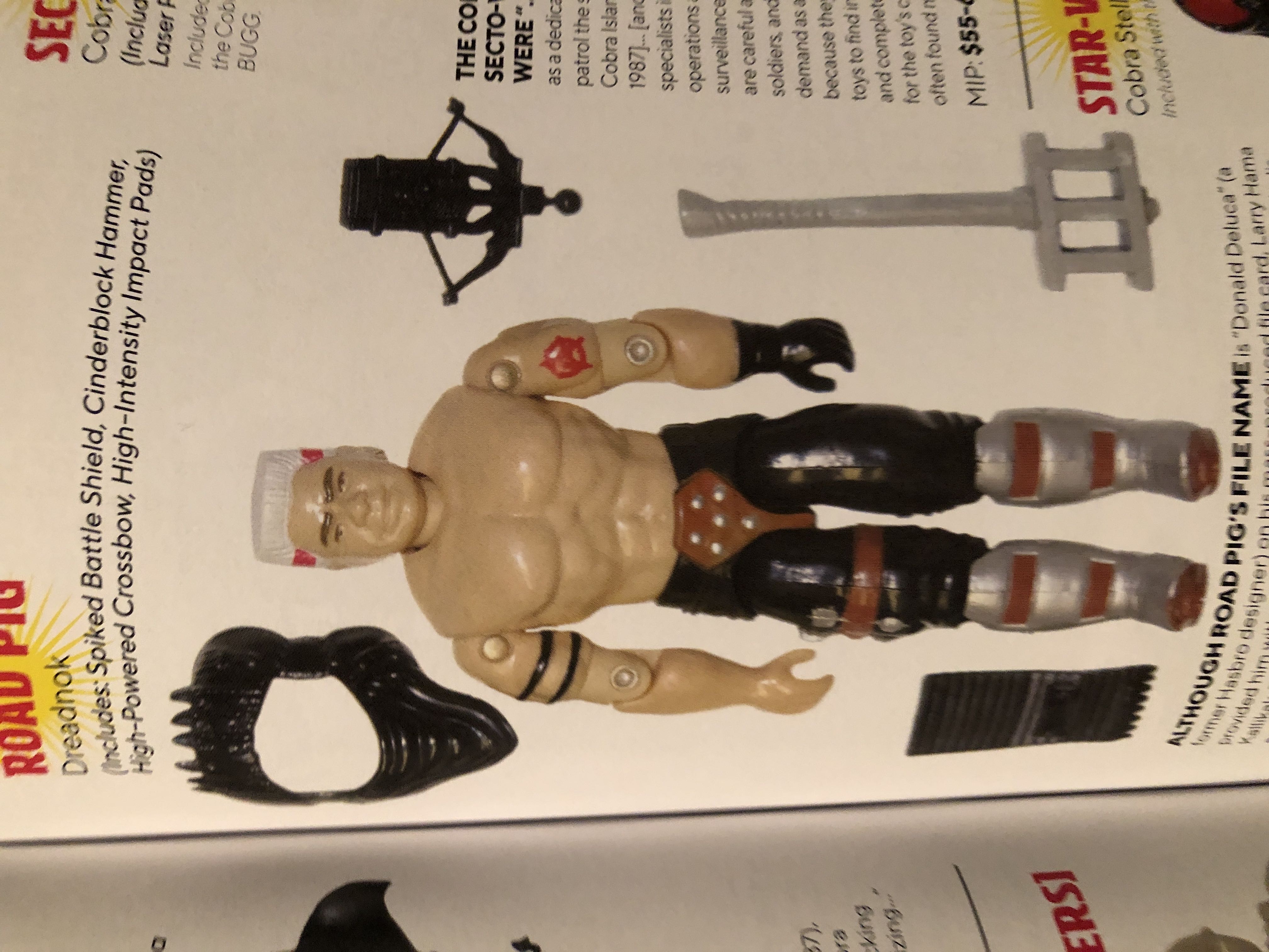 Cobra - Dreadnok - Road Pig (v1) - Hasbro (GI Joe - A Real American Hero) action figure collectible - Main Image 2