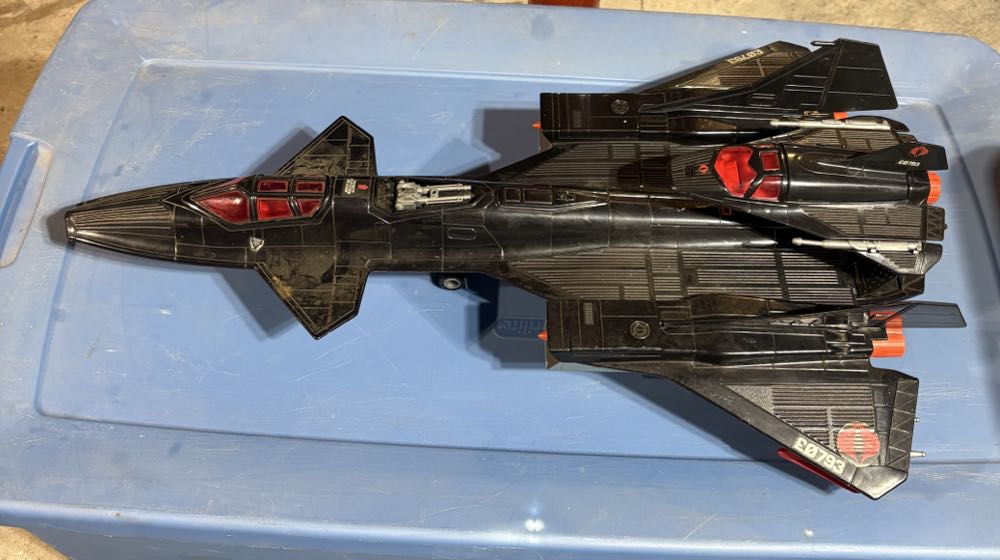 #05 | Cobra Night Raven S³P and Reconnaissance Jet - Hasbro (GI Joe Vintage) action figure collectible - Main Image 3