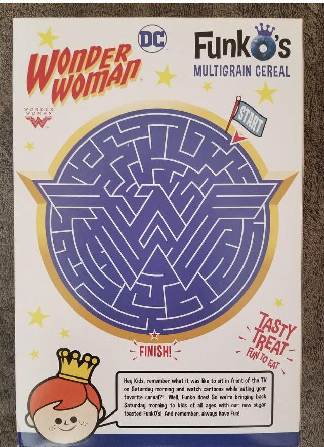 Wonder Woman - Funko’s Multigrain Cereal - Funko (Wonder Woman) action figure collectible [Barcode 889698374590] - Main Image 2
