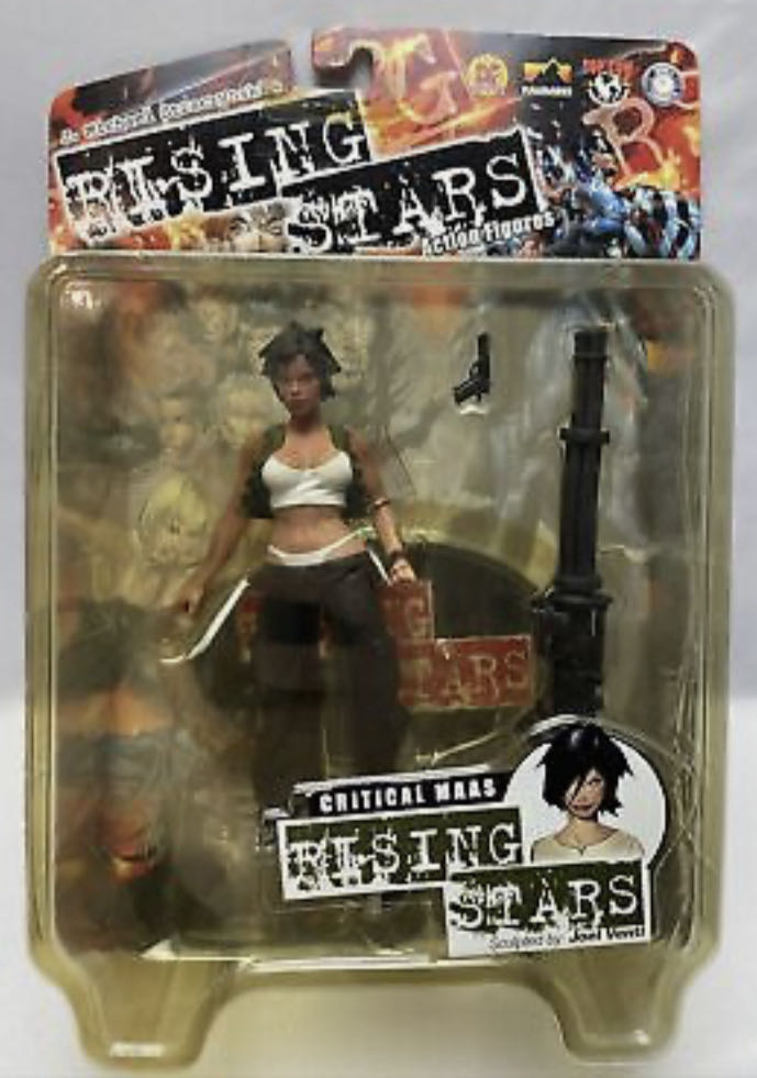 Rising Stars: Critical Maas White Shirt Variant Series 1 J. Michael Straczynski Top Cow Action Toys - Palisades action figure collectible [Barcode 666620120360] - Main Image 3