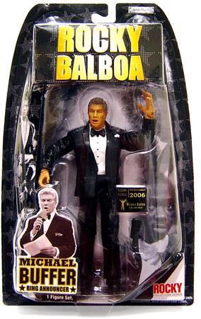 Michael Buffer - Jakks Pacific (Rocky Balboa) action figure collectible [Barcode 039897790091] - Main Image 1