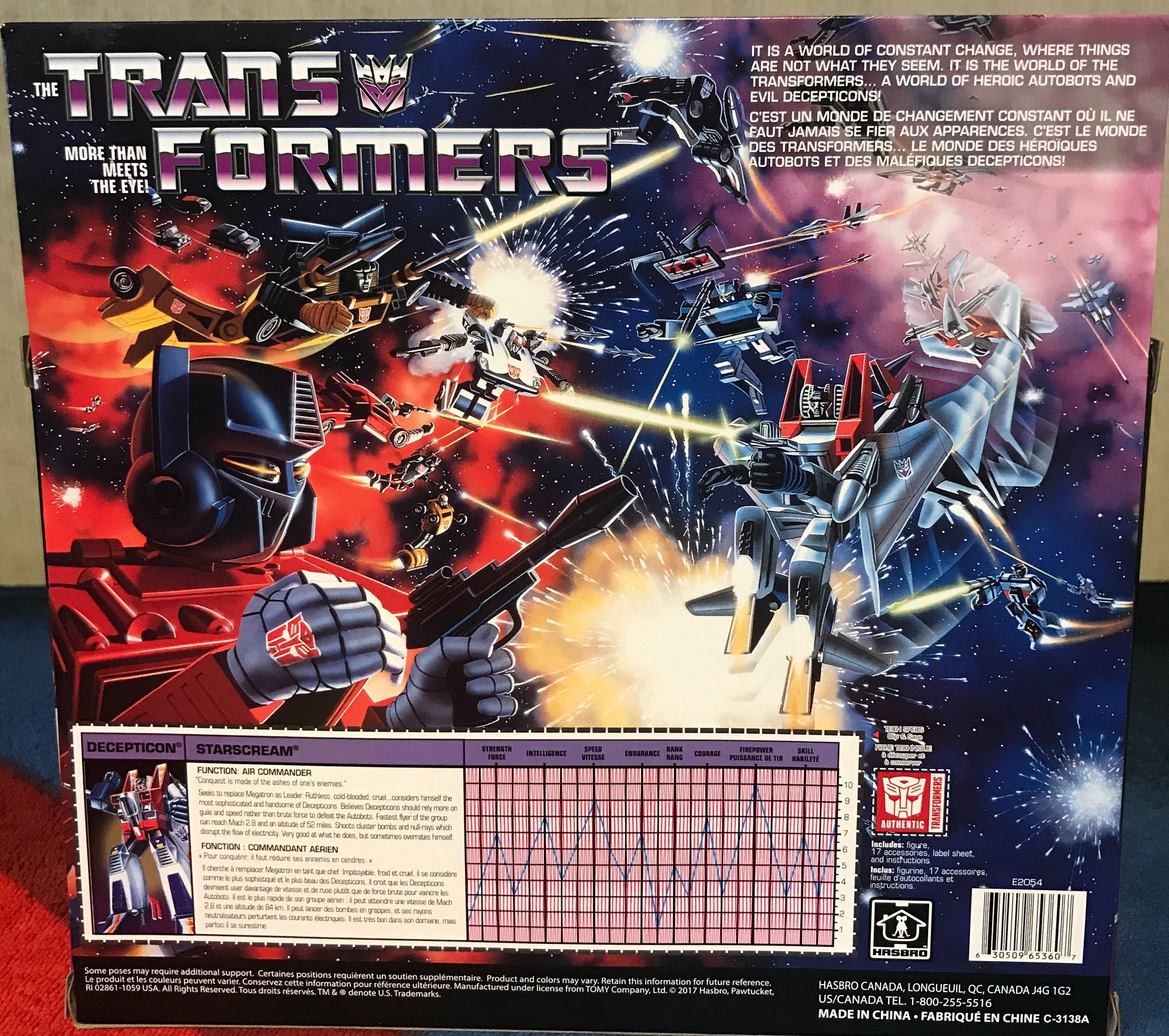 Starscream - Hasbro (The Transformers) action figure collectible [Barcode 630509653607] - Main Image 2