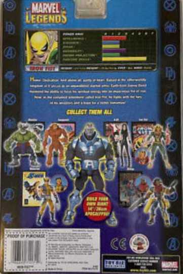 Bishop - Marvel Legends Apocalypse Series Bishop Bald Variant  action figure collectible [Barcode 035112711735] - Main Image 2