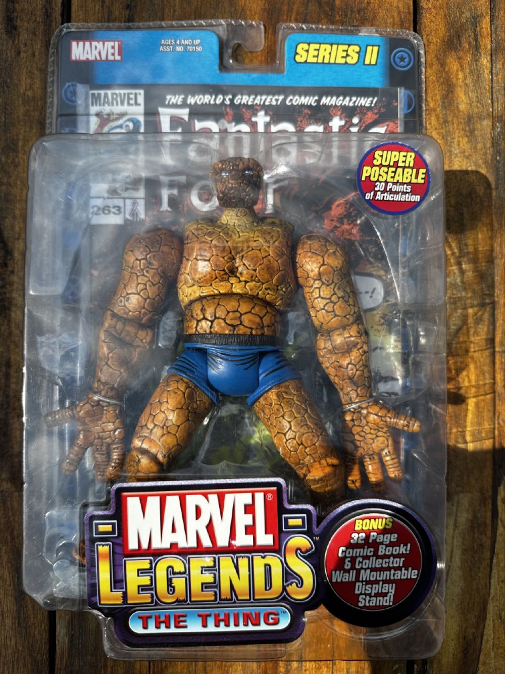 Thing - Toybiz (Marvel Legends: 6”) action figure collectible [Barcode 086892701515] - Main Image 3