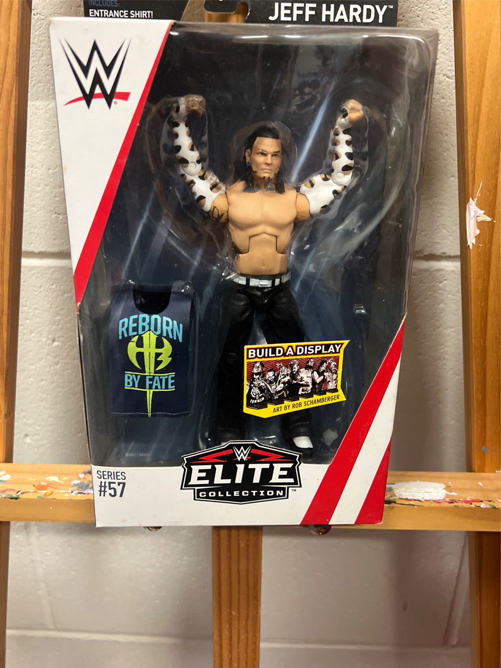 WWE Jeff Hardy - Mattel (WWE) action figure collectible [Barcode 887961572674] - Main Image 2