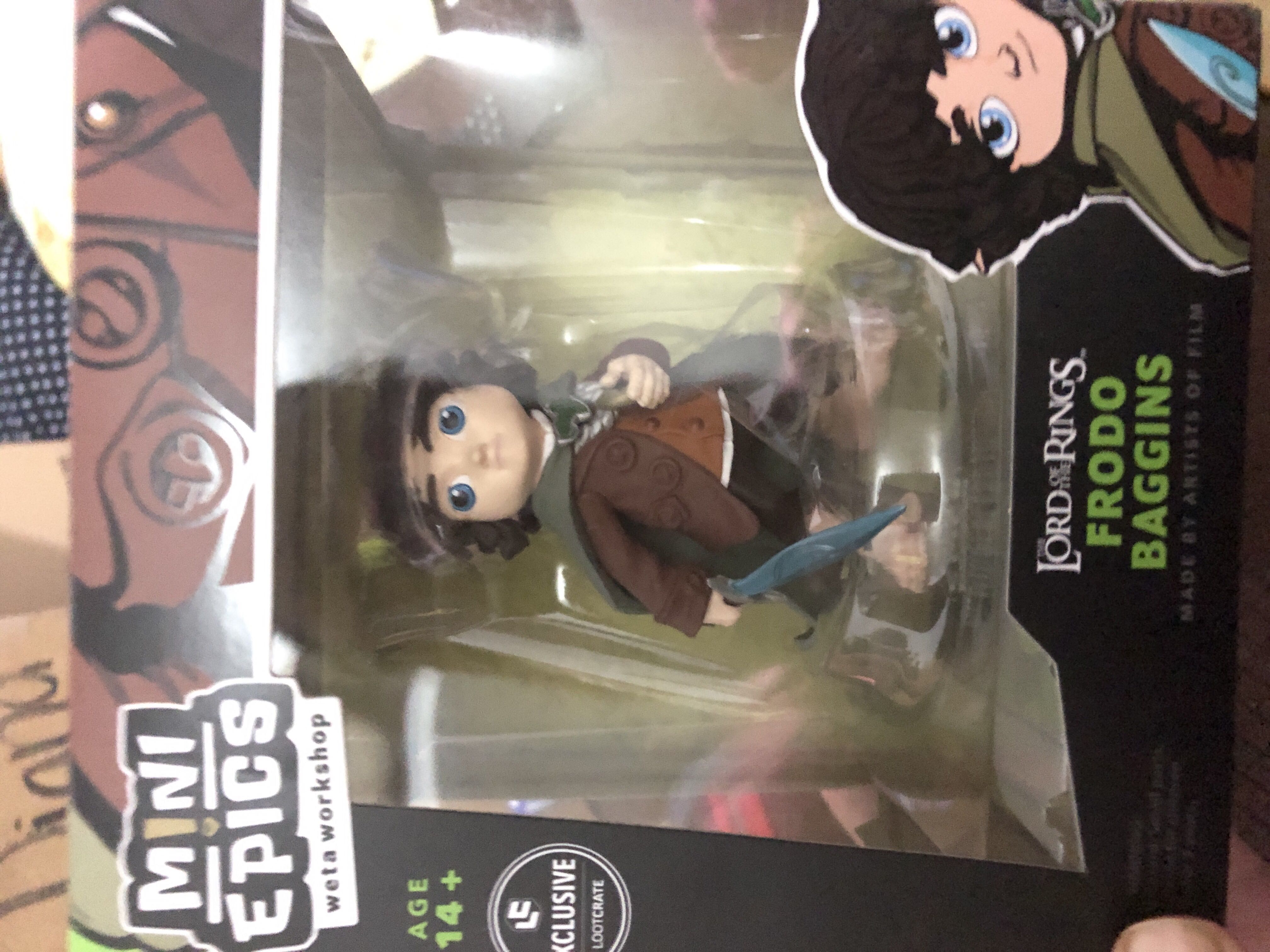 Mini Epics Weta Workshop Frodo Baggins Figure Made By Artists of Film - Weta Workshop (The Lord Of The Rings) action figure collectible [Barcode 9420024726877] - Main Image 1