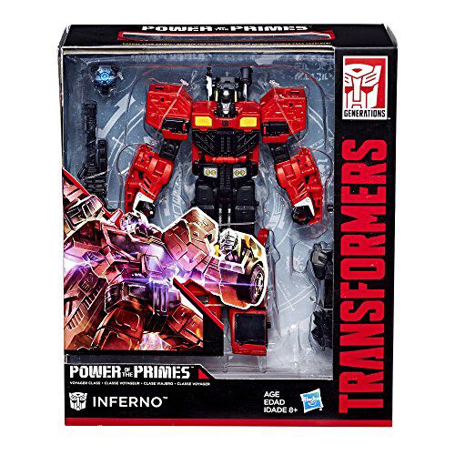 Transformers Power Of The Primes Inferno - Hasbro (Voyager Class) action figure collectible [Barcode 630509699049] - Main Image 3