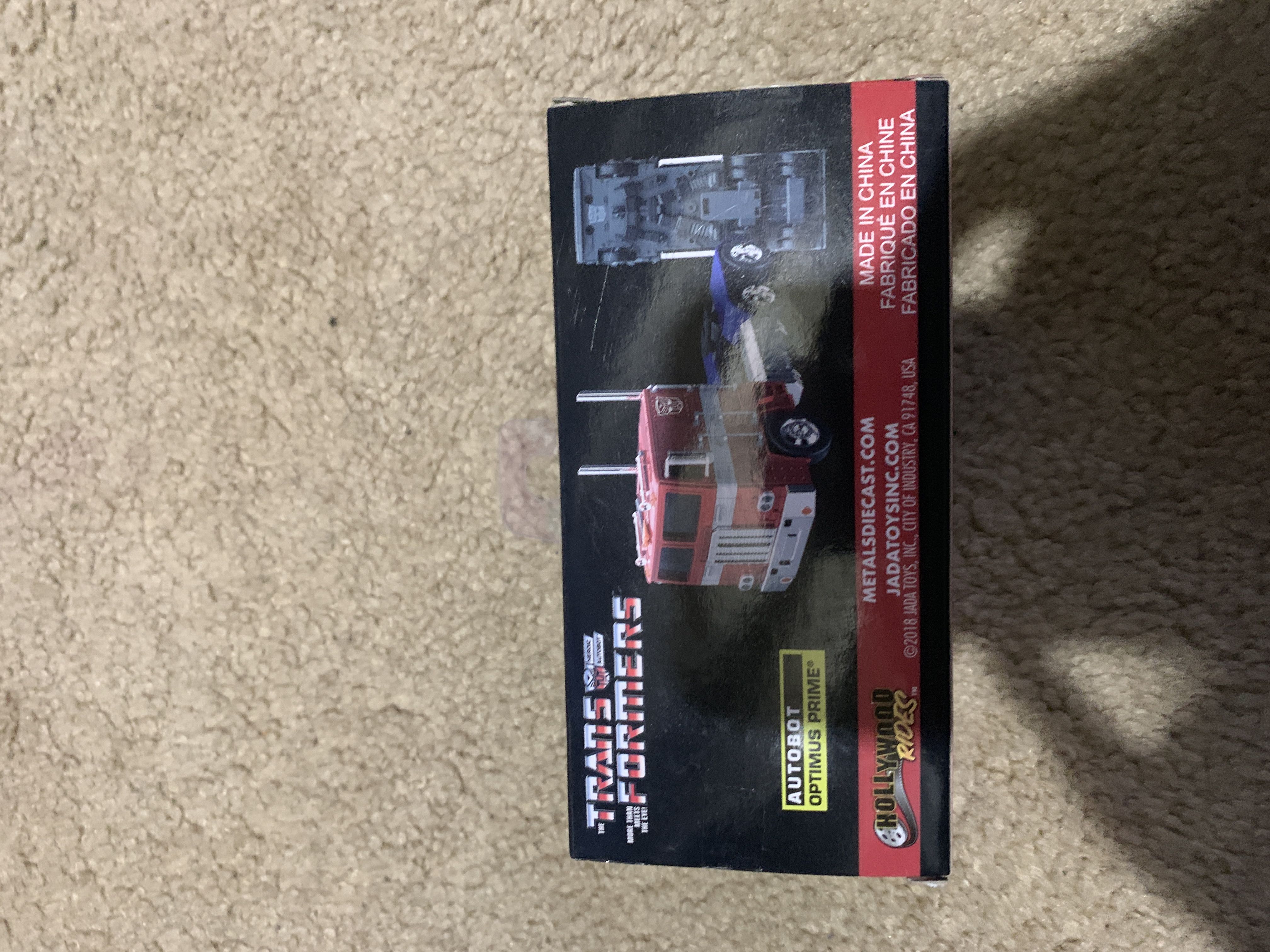 Optimus Prime (Movie) - Jada (Die Cast) action figure collectible [Barcode 801310240786] - Main Image 2