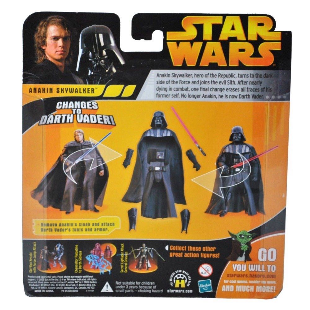 Anakin Skywalker (Changes to Darth Vader) - Hasbro (Revenge Of The Sith) action figure collectible [Barcode 653569018810] - Main Image 4