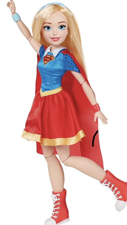 Supergirl - DC Superhero Girls Action Pose Doll - Jakks Pacific (Supergirl) action figure collectible [Barcode 039897593616] - Main Image 2
