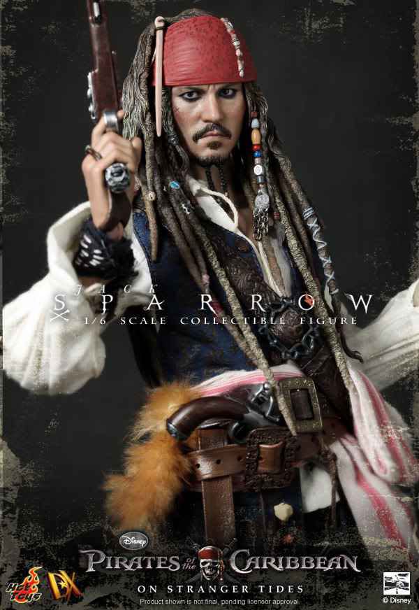 Hot Toys DX 06 - Captain Jack Sparrow (POTC: On Stranger Tides) - xSOLD (Pirates Of The Caribbean: On Stranger Tides) action figure collectible - Main Image 3