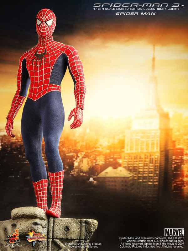 Hot Toys MMS 143 - Spider Man Red Suit (Spiderman 3) - xSOLD (Spiderman 3) action figure collectible - Main Image 4