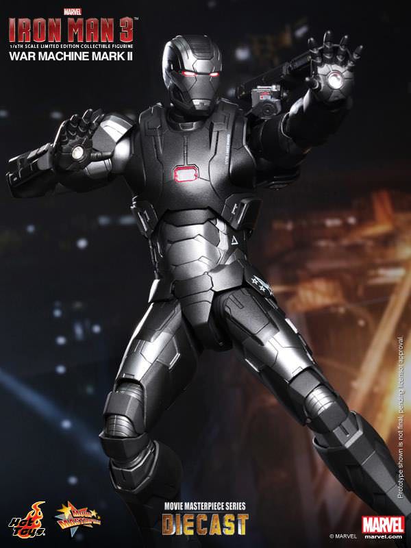 Hot Toys D03 MMS 198 - War Machine Mark II (Iron Man 3) - xSOLD (Iron Man) action figure collectible - Main Image 3