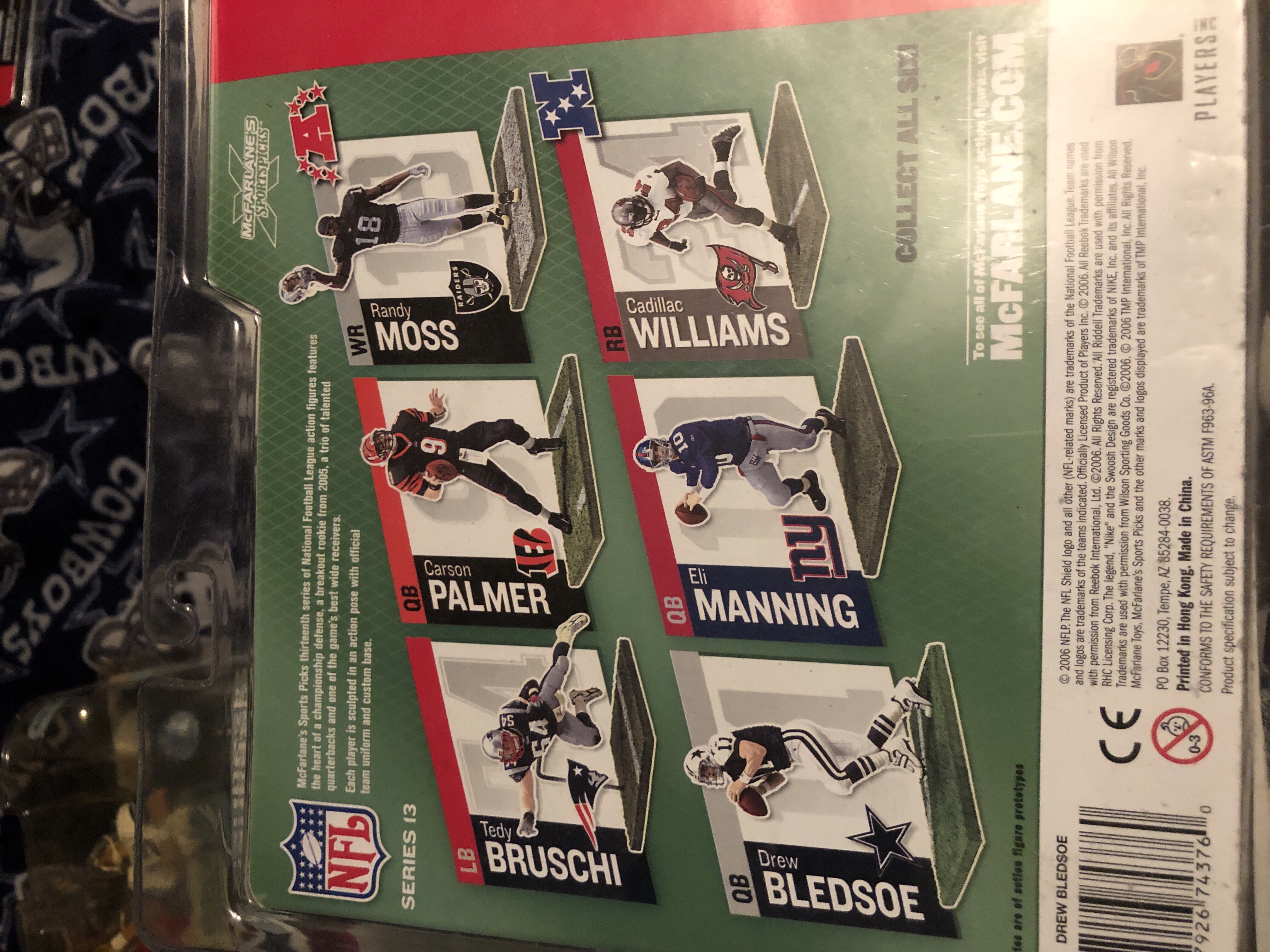 Drew Bledsoe - McFarlanes Sportspicks (Series 13) action figure collectible [Barcode 787926743760] - Main Image 2
