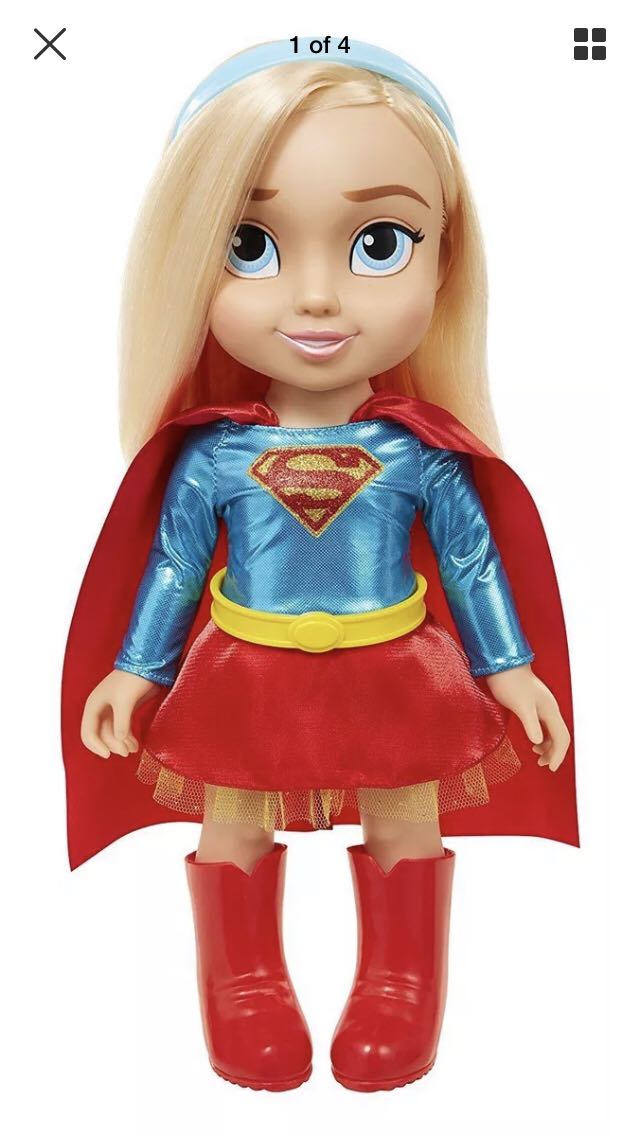Supergirl  - DC Toddler Dolls - 15” Supergirl Toddler Doll, Includes: 8 Pieces - Jakks Pacific action figure collectible [Barcode 039897640266] - Main Image 2