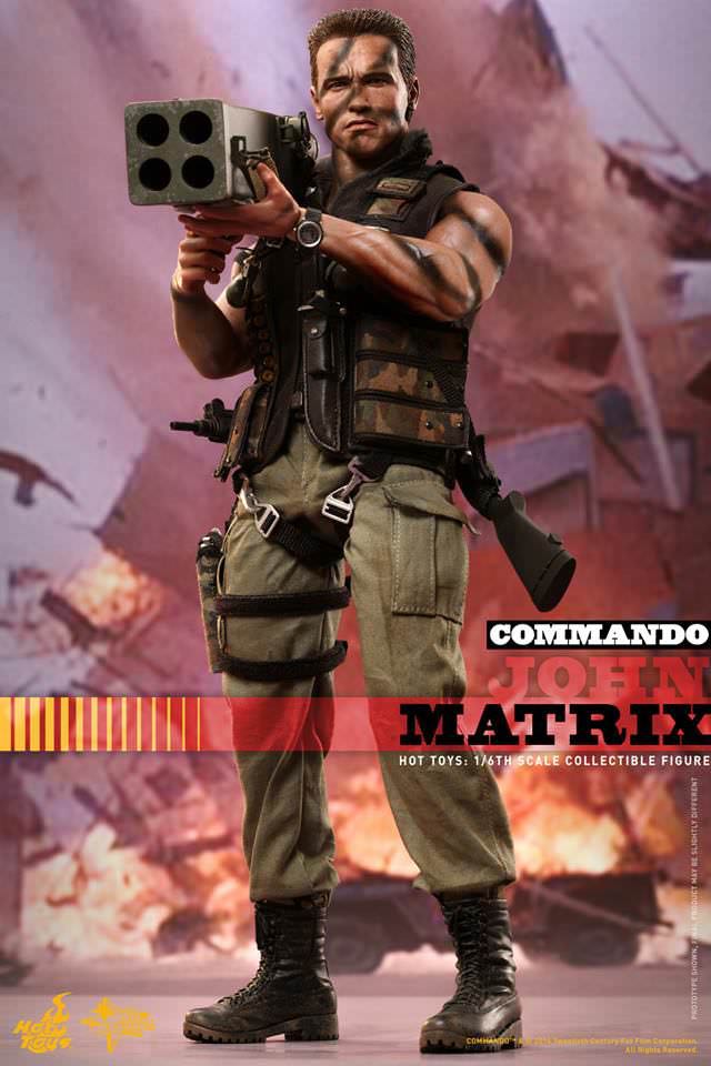 Hot Toys MMS 276 - John Matrix Final Scene (Commando 1985) - Hot Toys (Commando) action figure collectible - Main Image 1