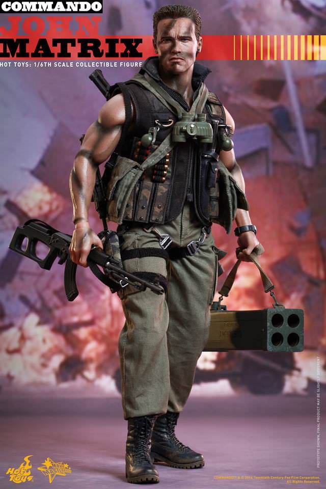 Hot Toys MMS 276 - John Matrix Final Scene (Commando 1985) - Hot Toys (Commando) action figure collectible - Main Image 2