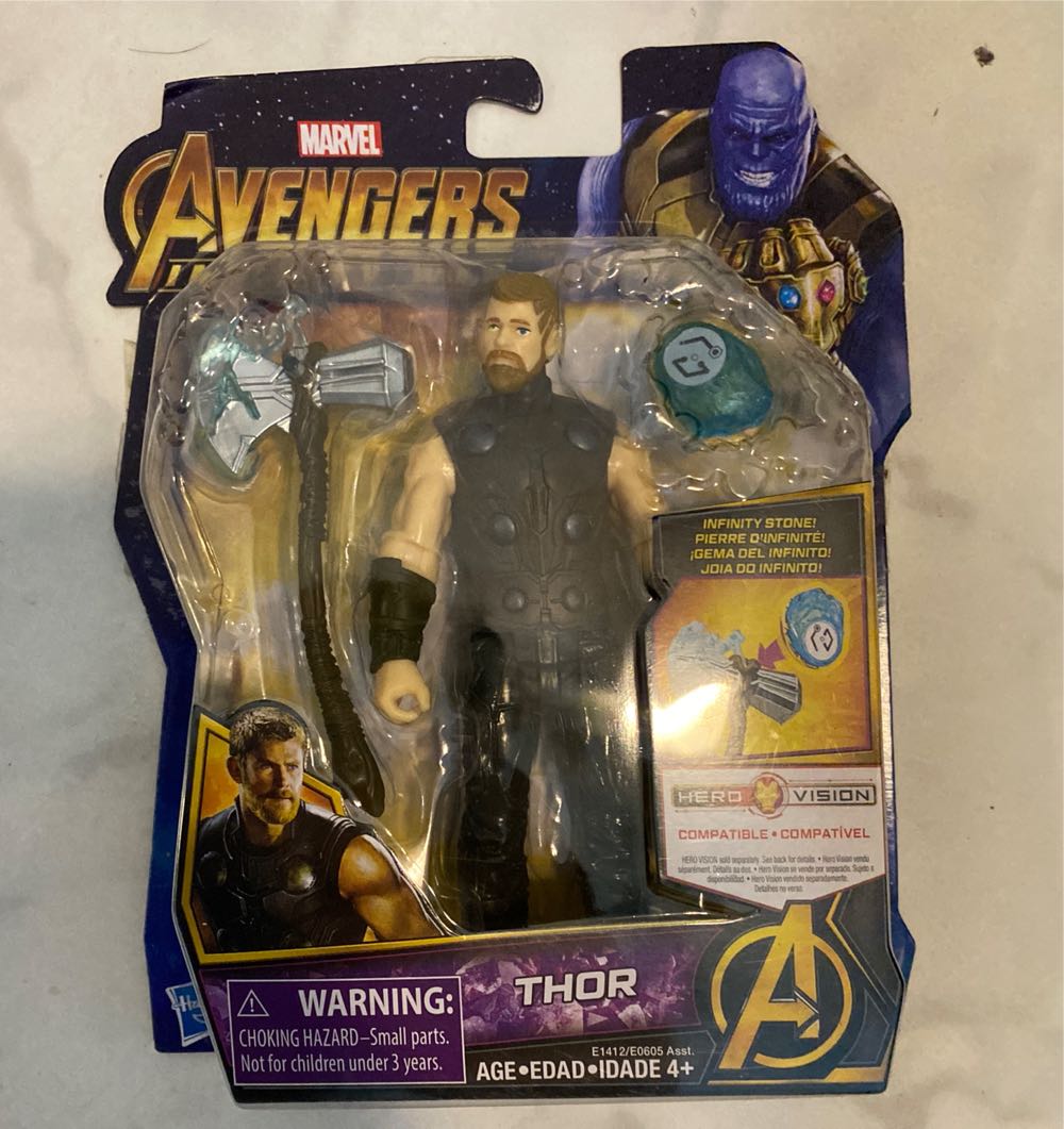 Avengers: Infinity War - Thor w/ Infinity Stone - Hasbro (Avengers Movies) action figure collectible [Barcode 630509622504] - Main Image 2