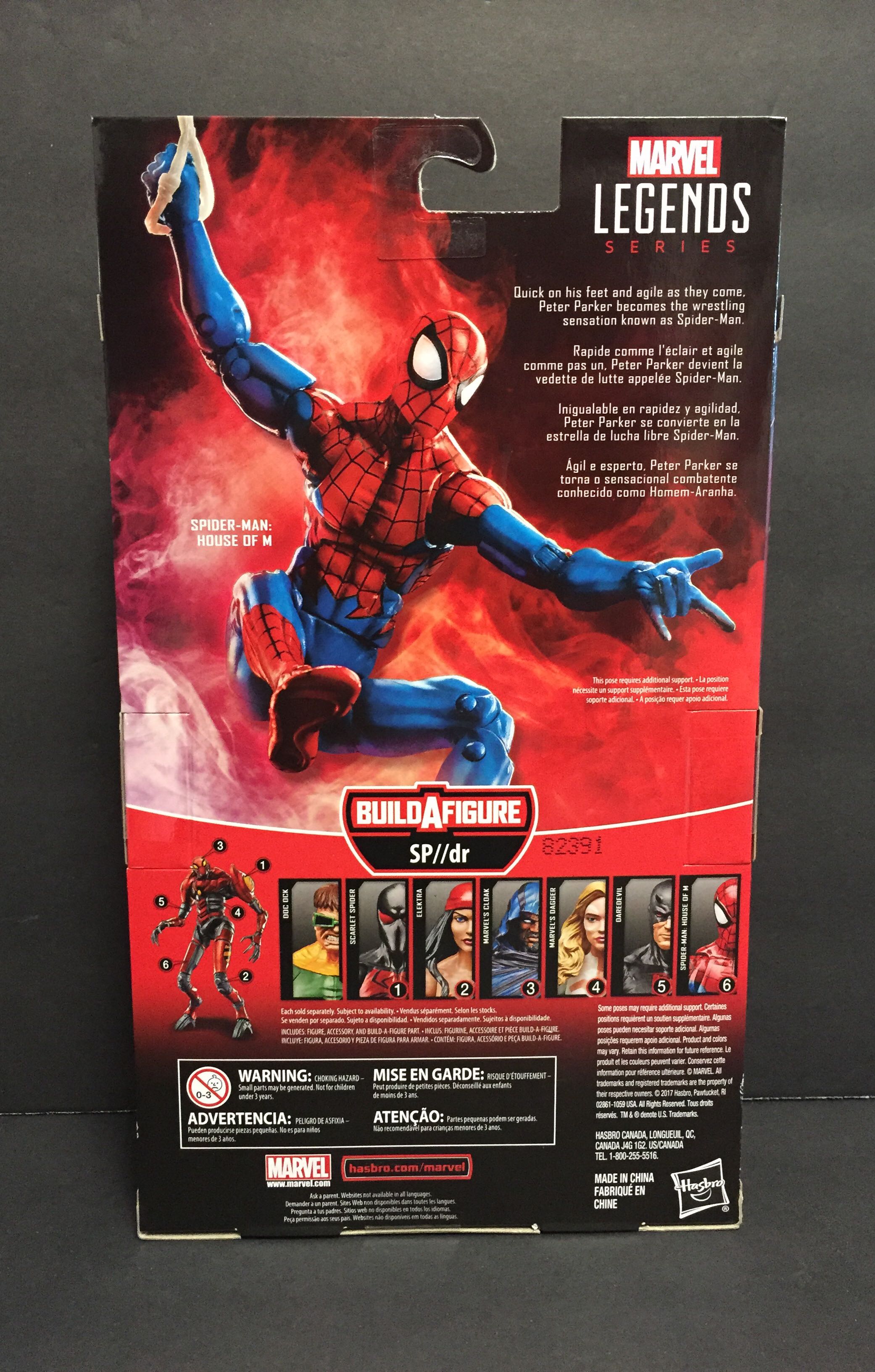 GamerVerse: House Of M Spider Man - Hasbro (Marvel: Legends Series) action figure collectible [Barcode 630509689453] - Main Image 2