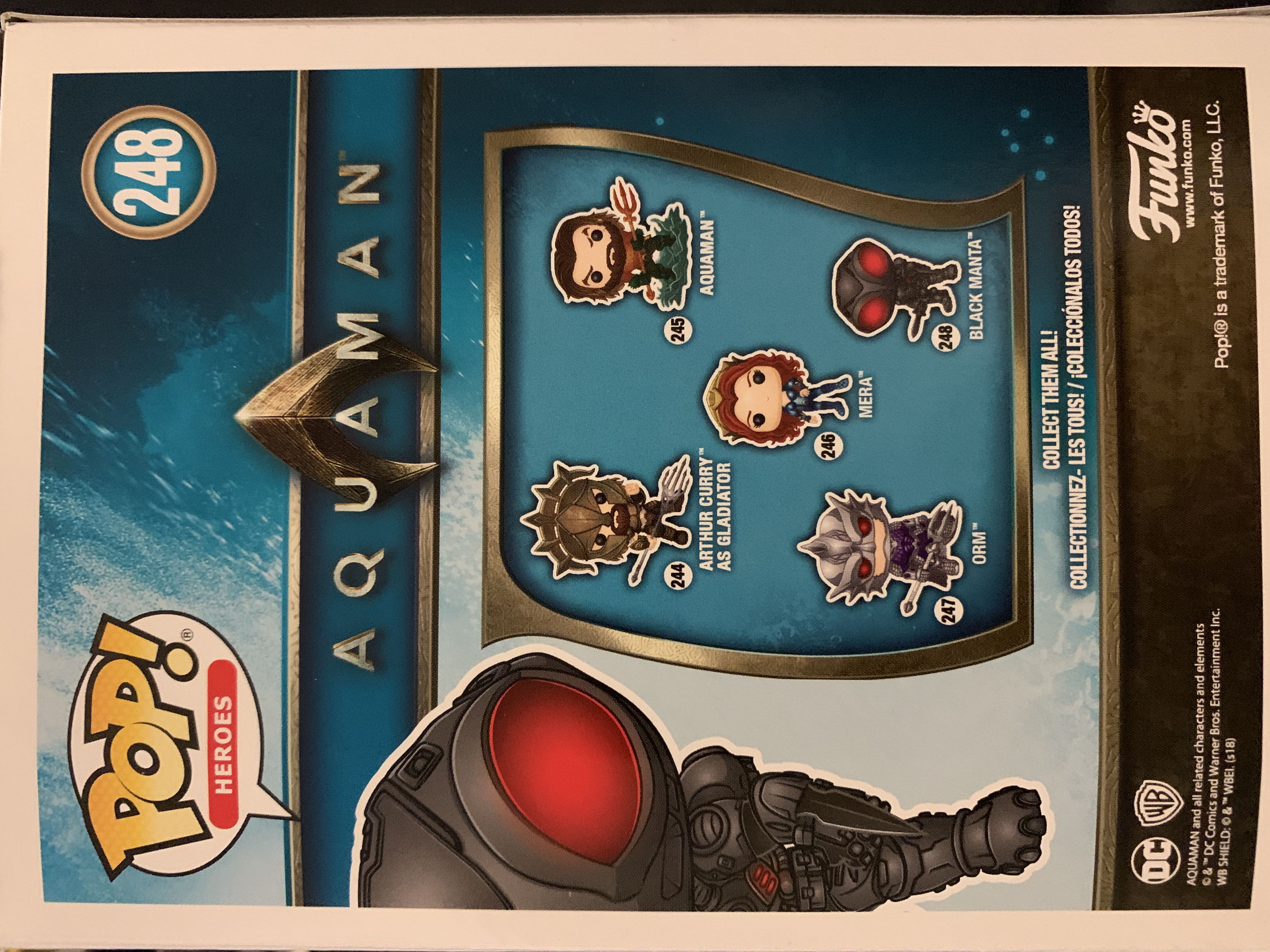 Aquaman Black Manta  (Aquaman) action figure collectible [Barcode 889698311830] - Main Image 2