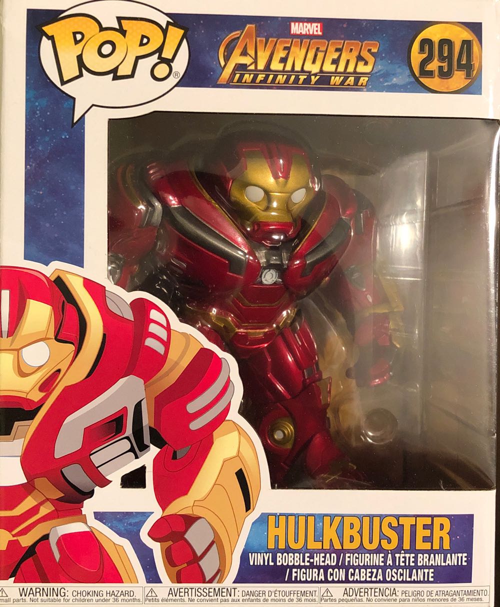 Funko Pop #294 | Hulkbuster - Funko Pop! action figure collectible [Barcode 889698268981] - Main Image 1