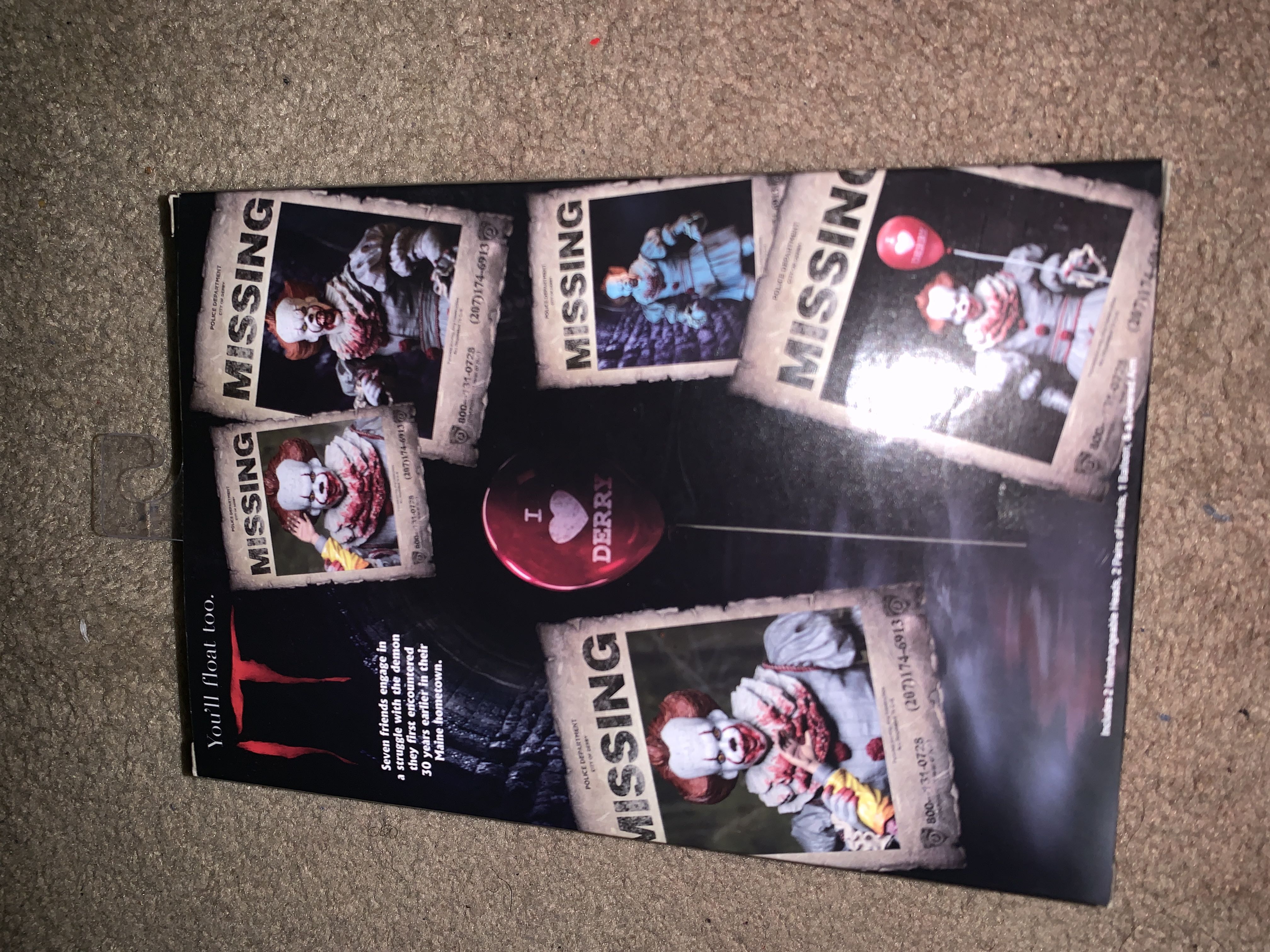 Bloody Pennywise - FILMS - HORROR (IT: Chapter One) action figure collectible [Barcode 634482454664] - Main Image 2