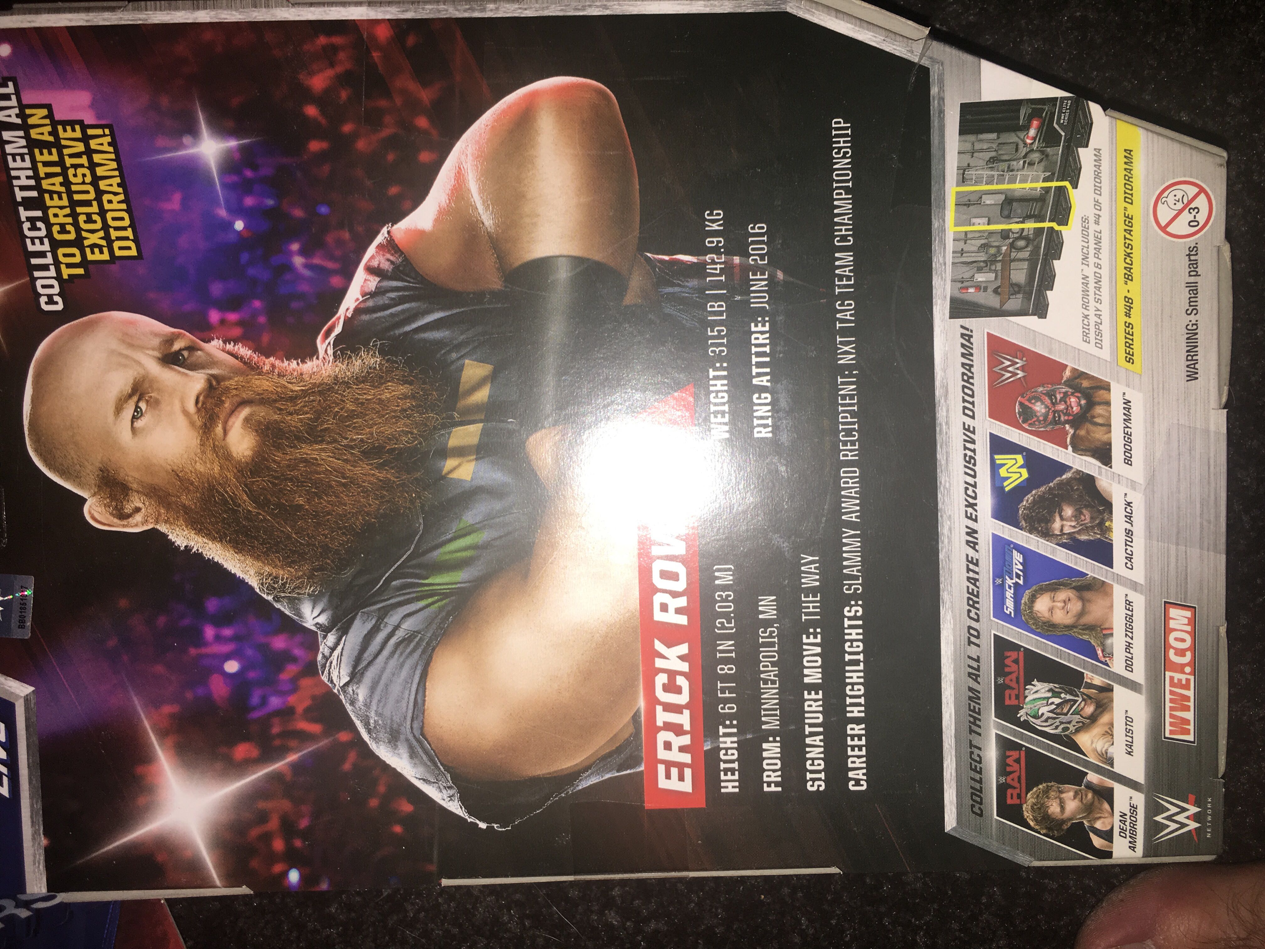 Erick Rowan - Mattel (WWE Elite Collection Series) action figure collectible [Barcode 887961397581] - Main Image 2